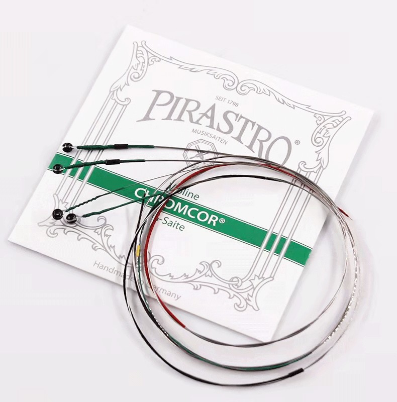德国pirastro chromcor 皮拉斯托绿条小提琴琴弦eadg钢弦尼龙弦 4/4 g