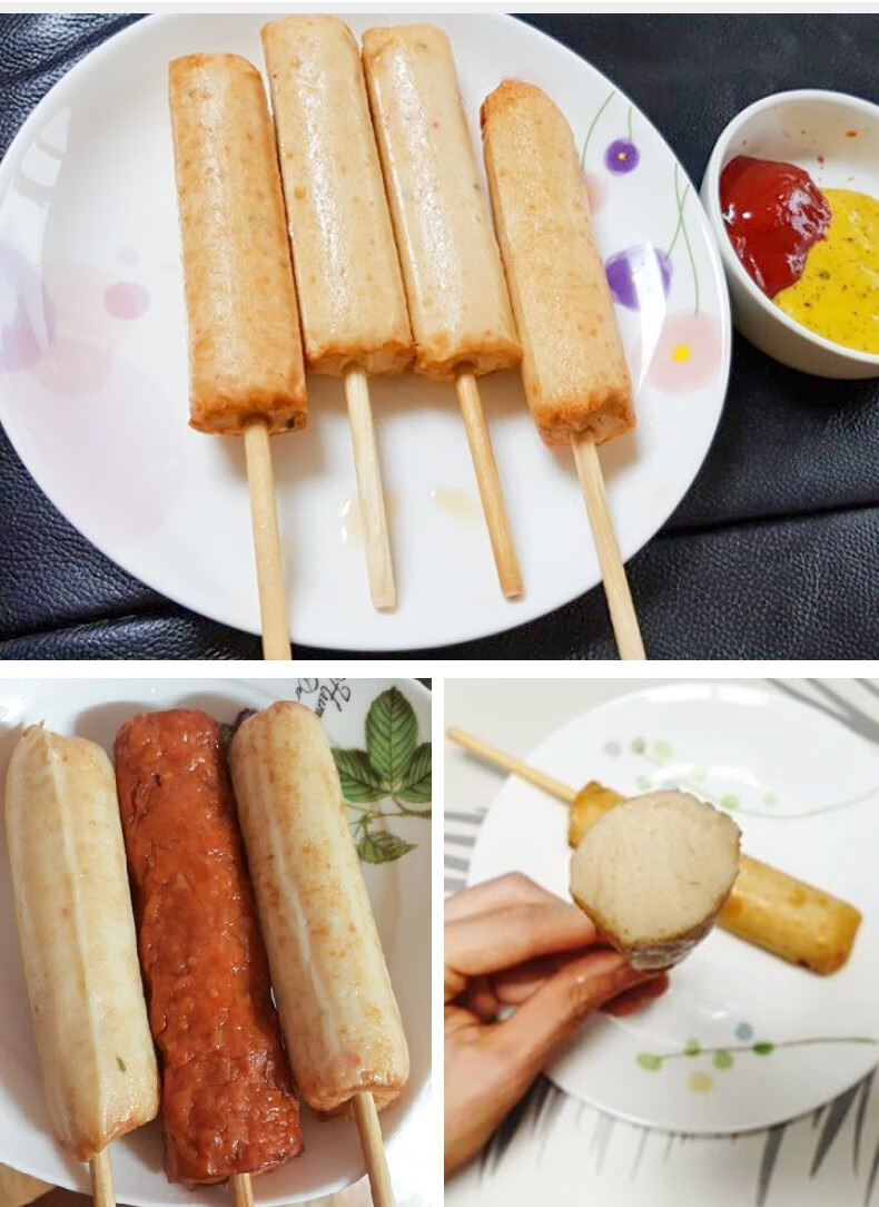 嗑嗑龙 思潮大林 韩国进口鱼饼棒900g家庭装火锅食材关东煮鱼饼棒 900