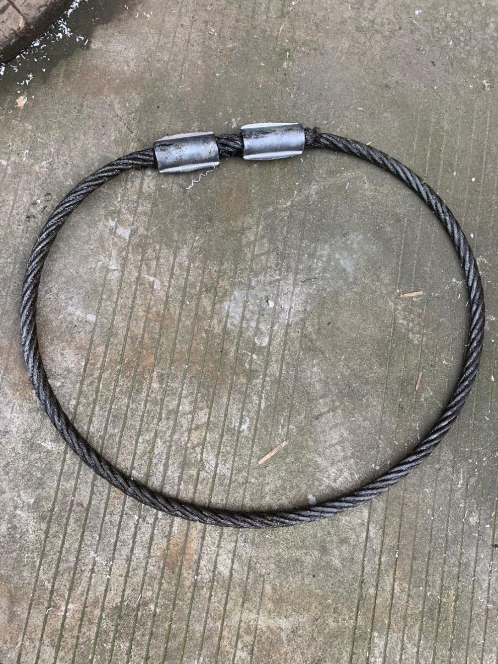 手工编头双扣插编钢丝绳起重吊装钢丝绳吊具索具吊索钢丝绳吊起重 10