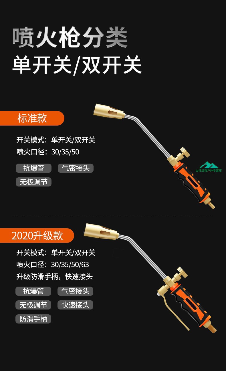 喷火枪烧猪毛喷枪头火焰毛烧肉猪脚液化气煤气喷火枪神器家用神器河