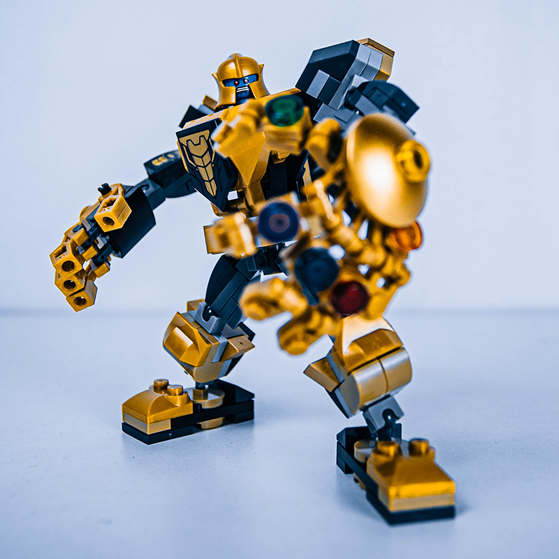 定制蜘蛛侠平行宇宙小黑蛛迈尔斯机甲积木玩具人仔76171小黑蜘蛛侠