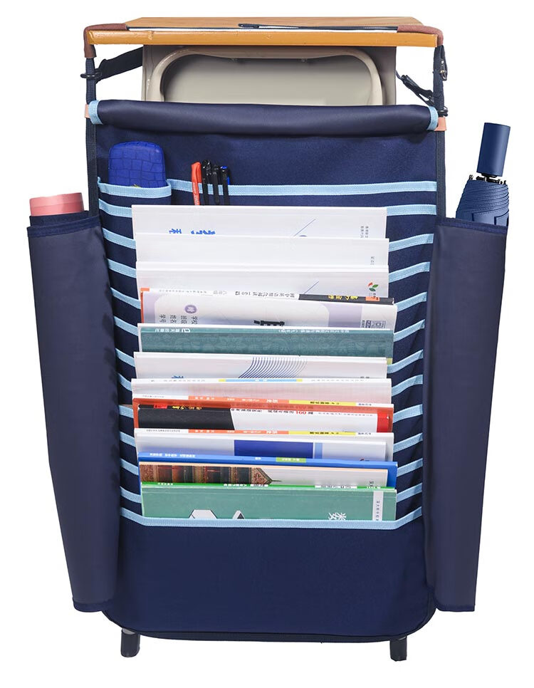 颜值挂书袋高中生初中收纳袋书挂袋防尘桌面书本放书桌边书带课桌收纳