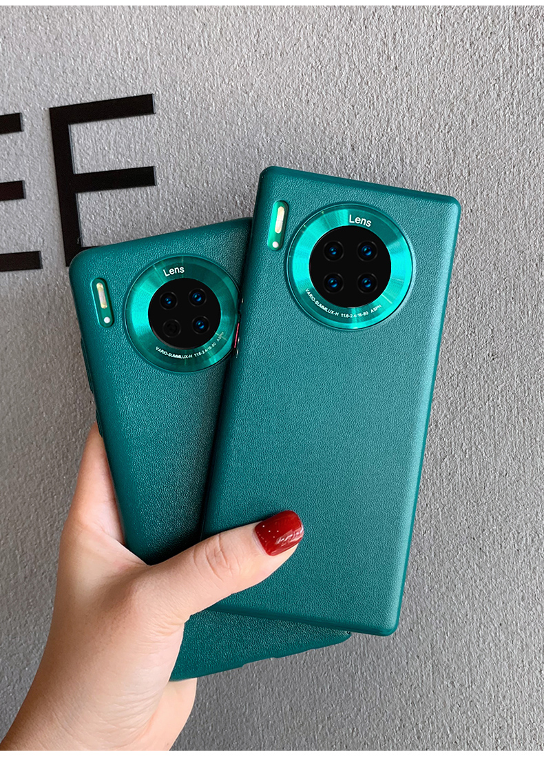 华为mate30pro手机壳青山黛素皮5g限量版女款网红mate30全包防摔mt30