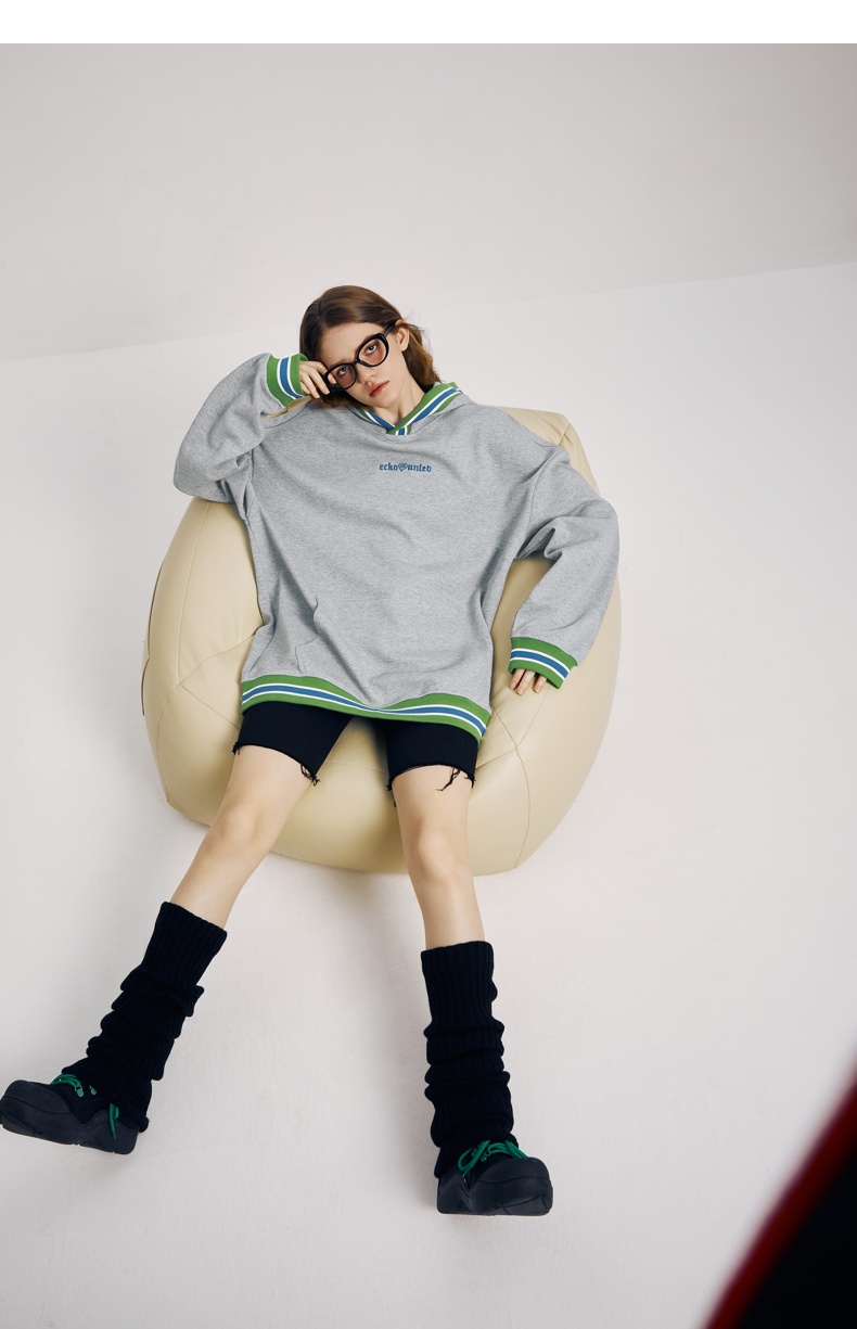 【查尔斯桃心联名】ecko犀牛潮牌22aw美式刺绣立体包针绣加厚卫衣男女