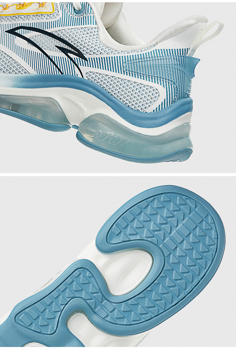 弹力胶科技安踏anta官网运动鞋男2022春季新款跑步鞋减震男士慢跑鞋黑