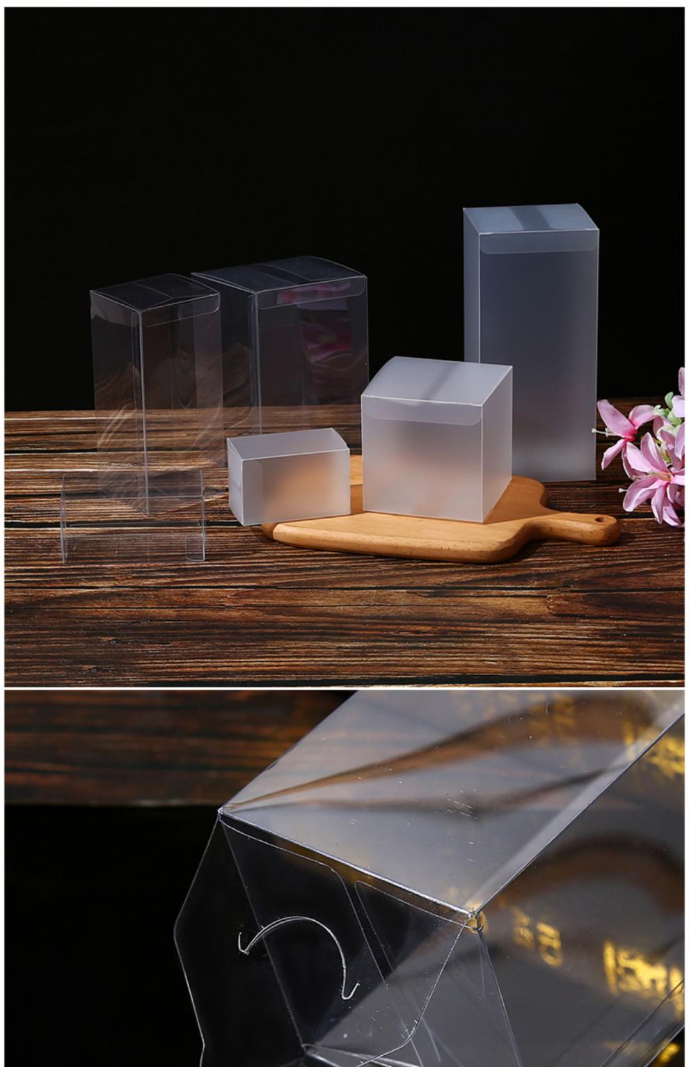 pvc透明盒子彩盒定制pet磨砂塑料胶盒手伴公仔礼品包装盒定做 透明