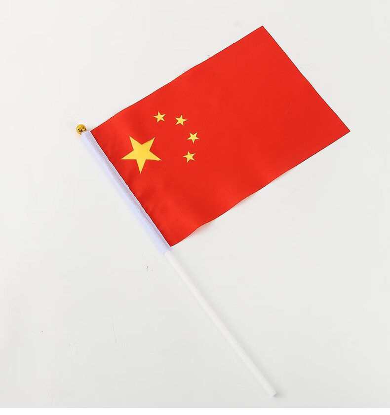 小红旗 小手摇旗 手持手拿带杆手挥旗幼儿园小号党旗共青团小团旗小