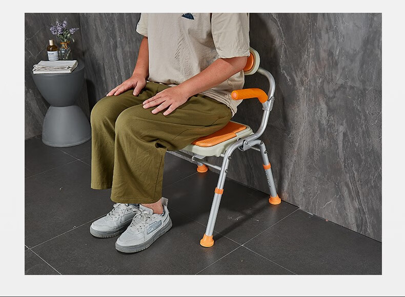 老人洗澡专用椅折叠淋防滑老年人卫生间沐浴安全座椅浴室孕妇 普通