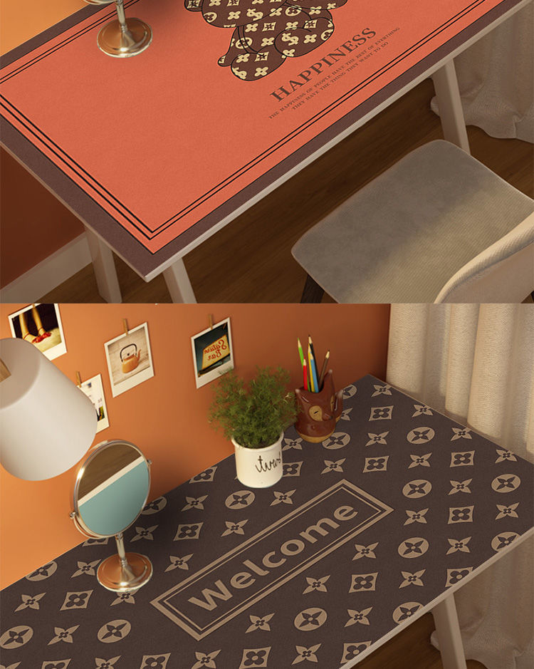 学习桌书桌垫加厚写字台桌面垫可擦洗办公桌桌布垫jc潮牌0640x60cm