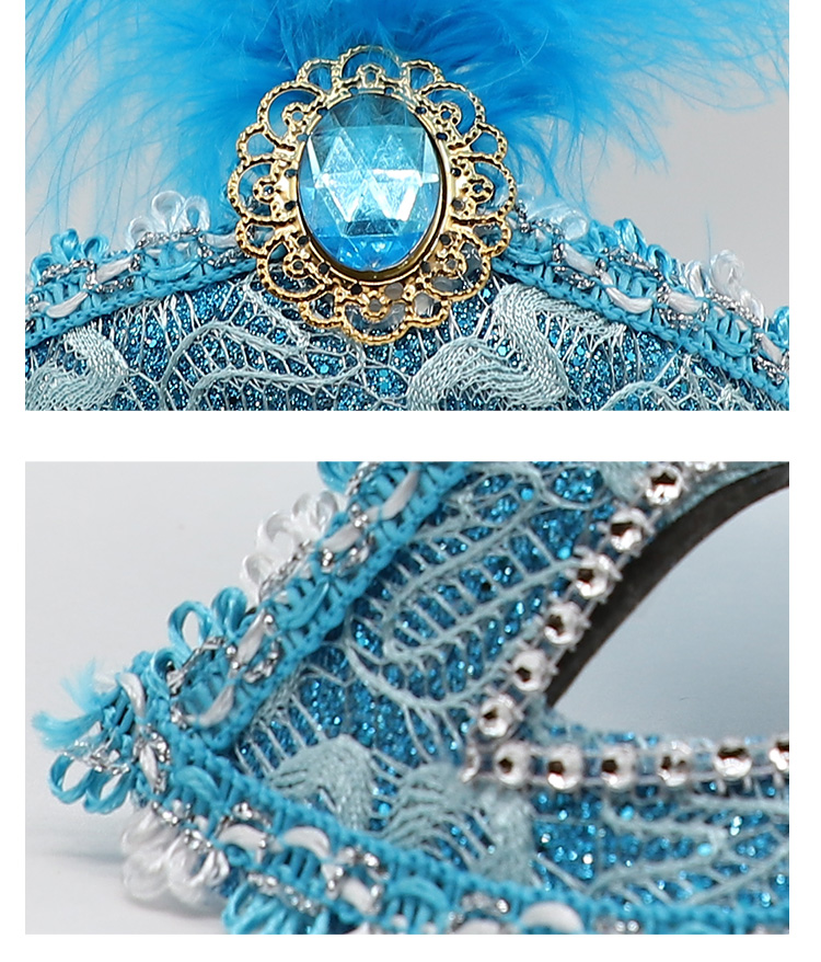 爱莎公主玩具面具 女孩舞会儿童万圣节艾莎节日派对化妆冰雪奇缘装扮