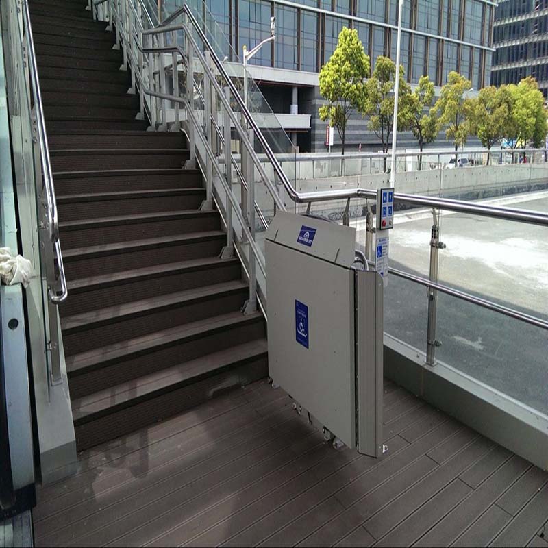 蒂奥斜挂升降机 室外公共楼梯电梯 残疾人轮椅升降平台 老年人上楼机