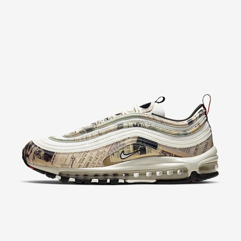 耐克nikeairmax97子弹头气垫跑步鞋男士运动鞋921826whiteblackgrey8