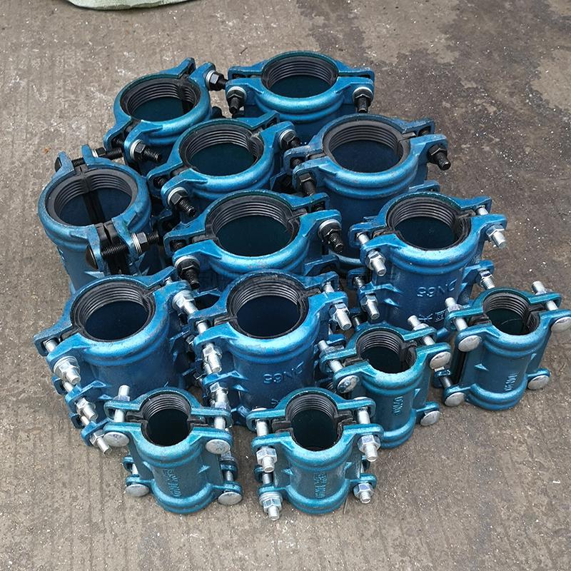 pe抢修节110哈夫节铸铁抢修接pe管快速接头快修200水管抱箍160ppr定制