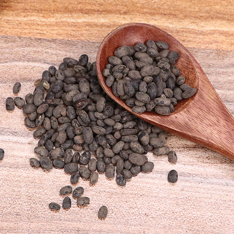 乌豆小黑豆黑黄豆马料豆老品种白霜黑豆椭圆形500克【图片 价格 品牌