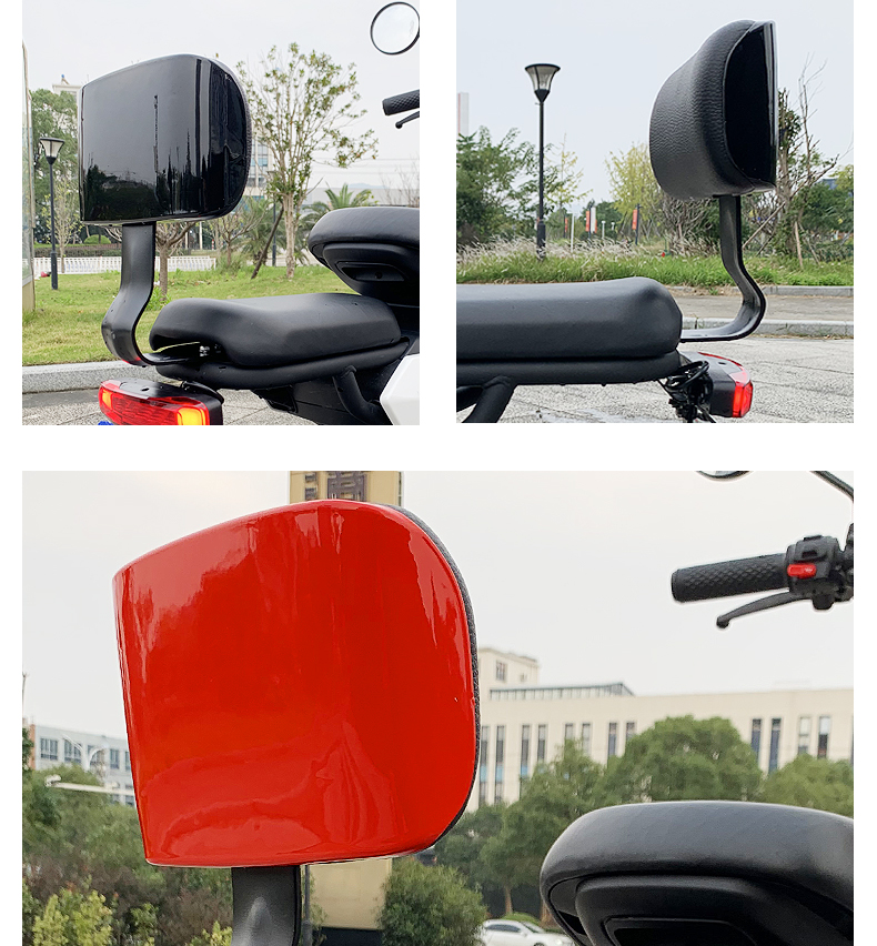 电动车靠背通用雅迪爱玛台铃小牛电瓶自行车后座靠背支架改装配件