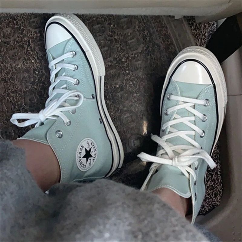 converse匡威1970s男鞋三星标梨花灰高帮石灰色女鞋帆布鞋164946c