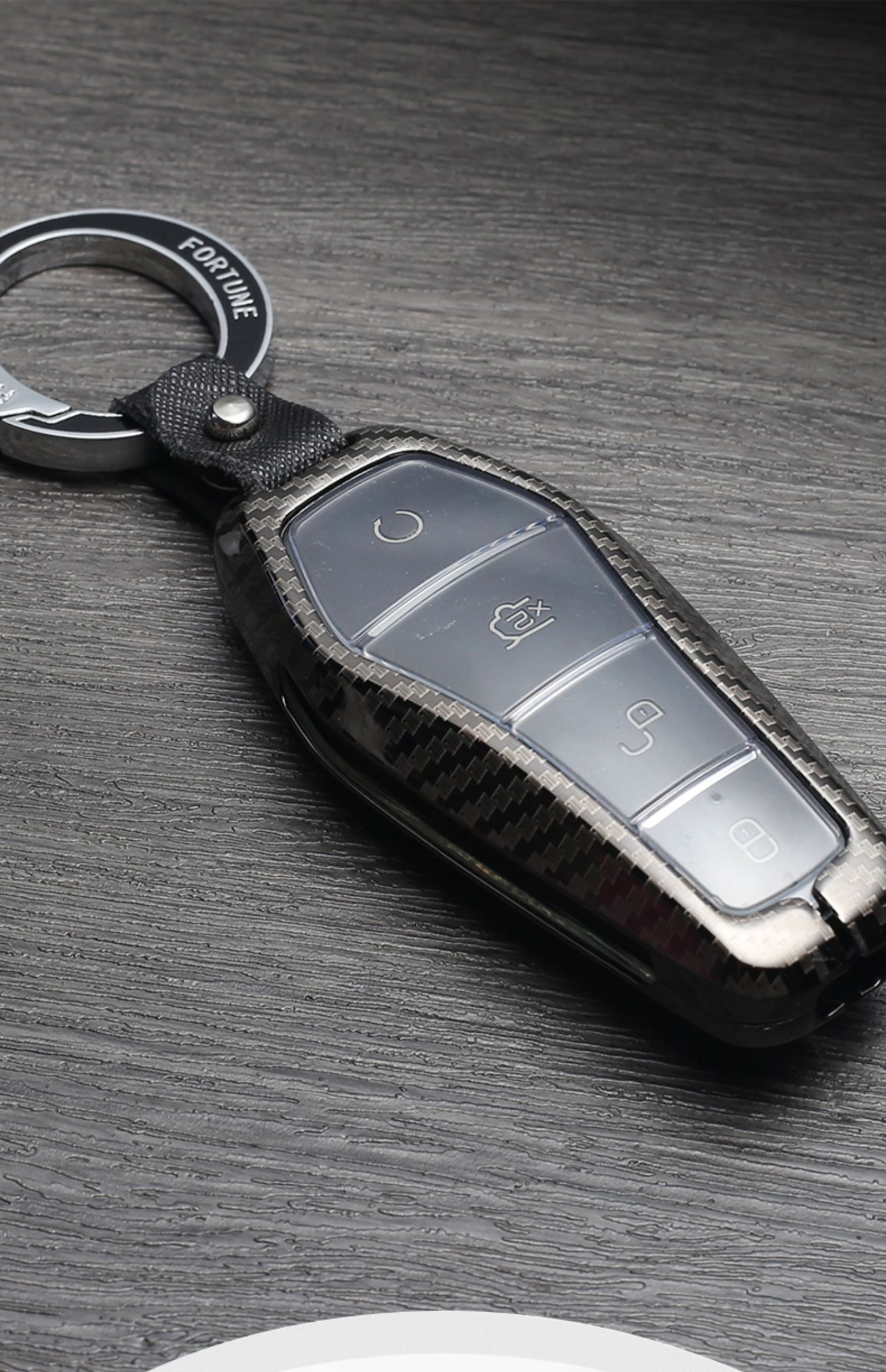 适用于比亚迪秦plusdmi钥匙套专用金属壳高档改装e2车e6钥匙扣包男女