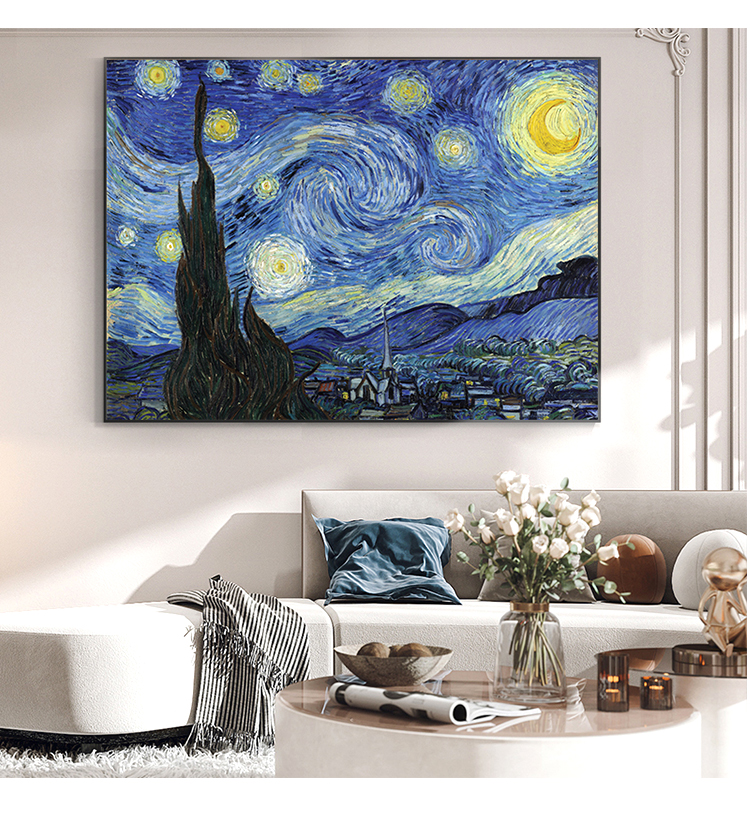 成人拼图梵高星空1000片4000片高难度解压名画创意手工挂画礼品锻炼
