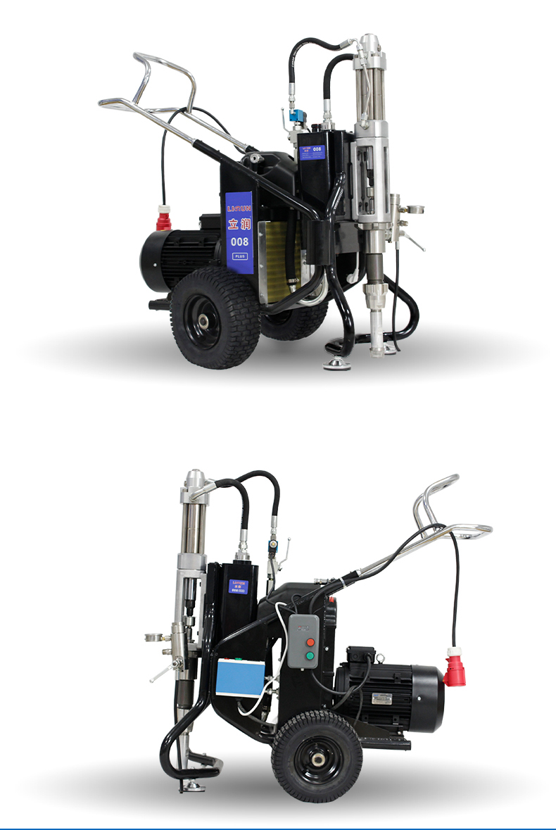 喷防水腻子粉涂料喷涂机家用工程7800w大功率全自动大型腻子机立润008