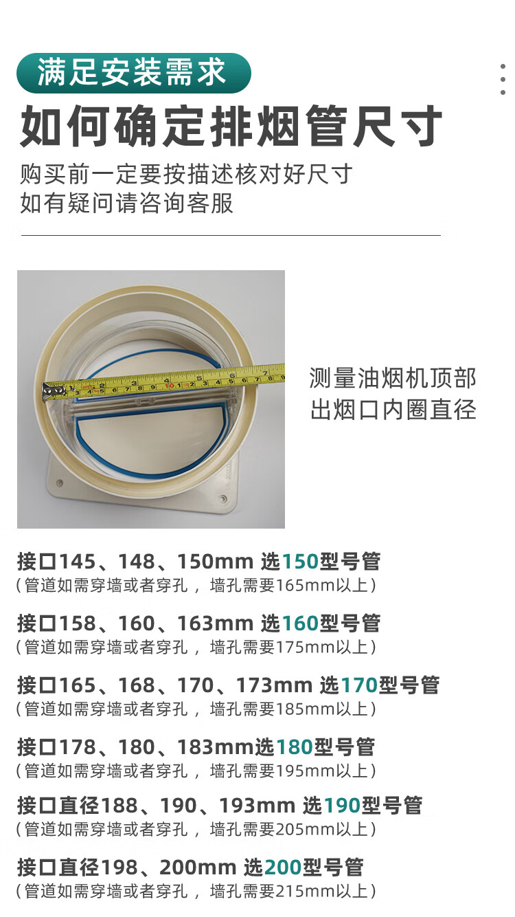 油烟机排风管安装图图片