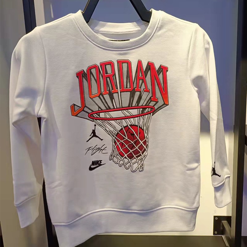 耐克nike air jordan aj童装男童时尚毛圈套头衫卫衣 jd2112024ps/gs