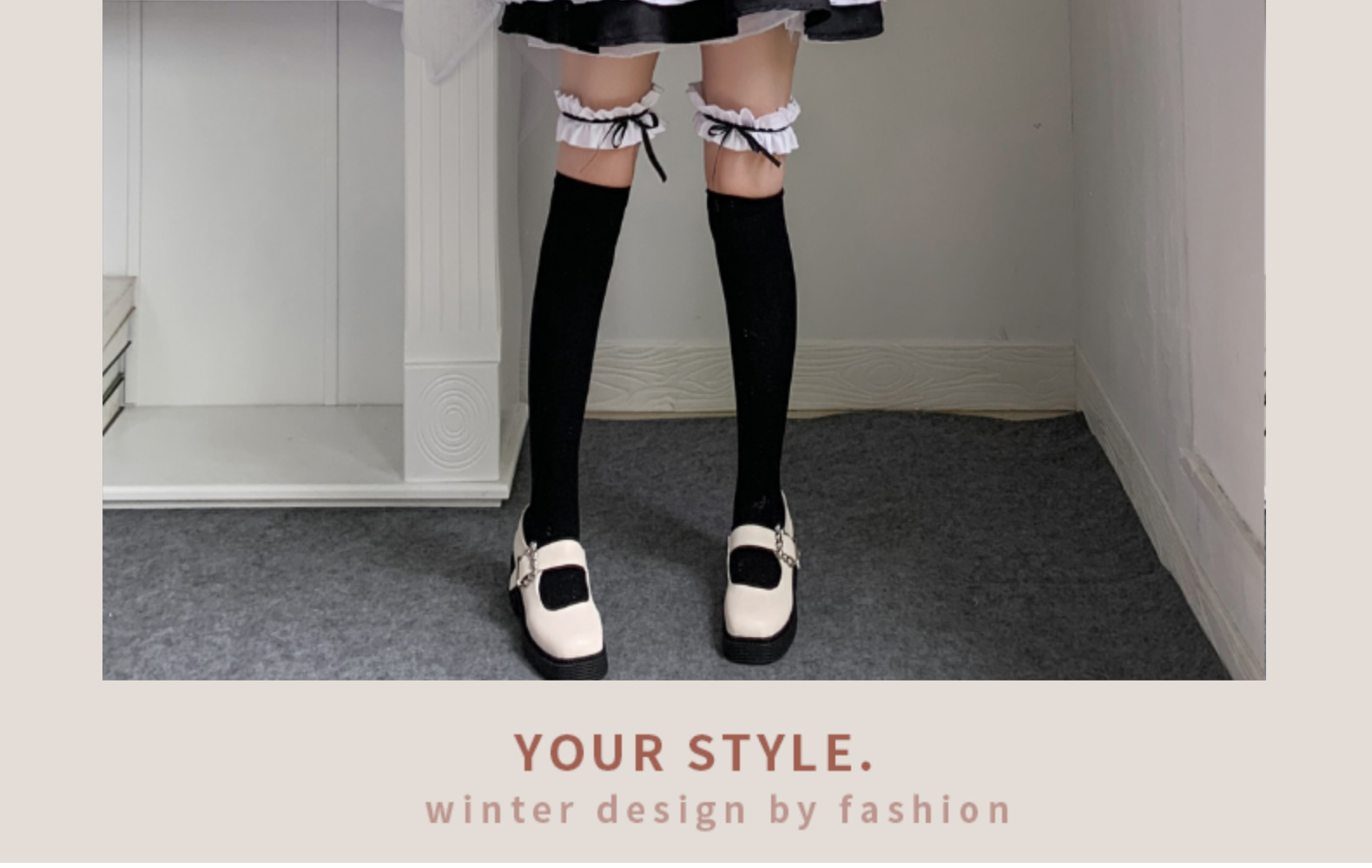 伪1娘套装大码女装大佬内衣套装紧身性感荷叶边连体衣开档衣服男初学