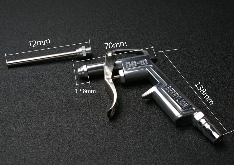 货车吹灰尘枪吹 气动高压弹簧气管除尘器吹风枪 塑料三通6mm快速接头
