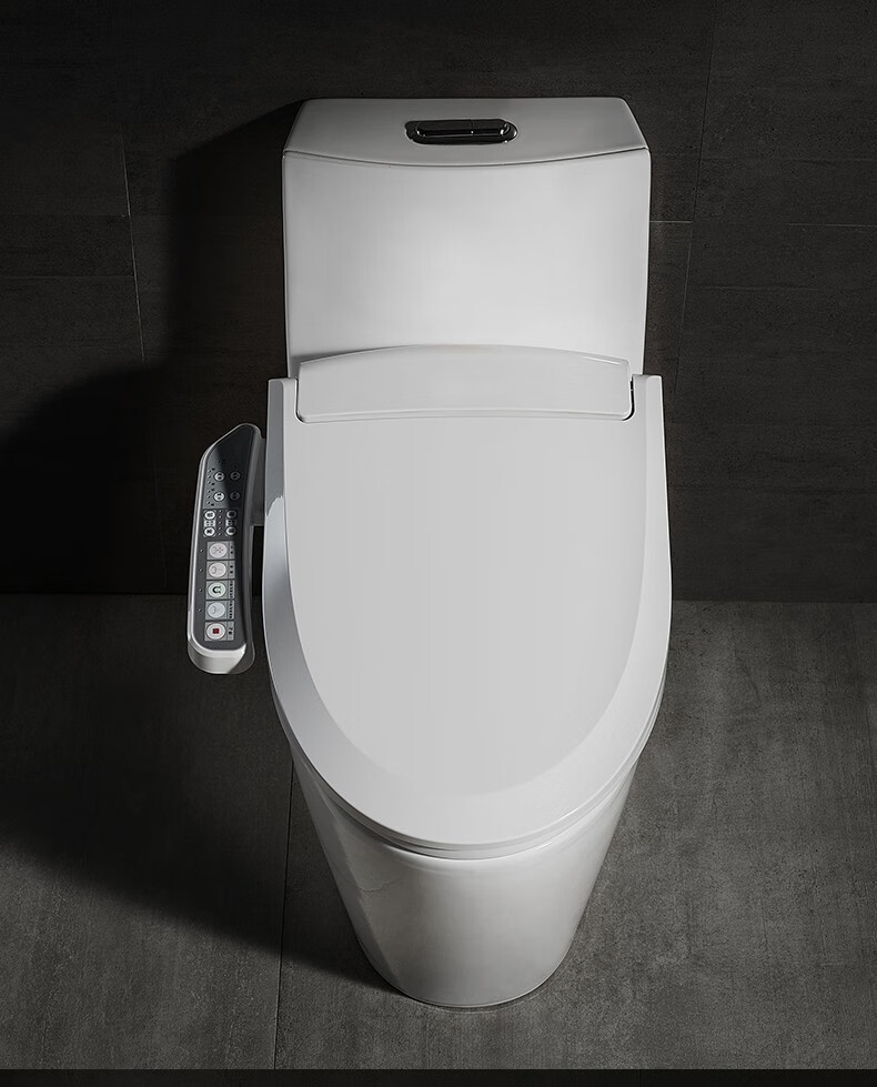 津上智能马桶盖盖板冲洗加热烘干座便盖家用通用坐便盖短款支持480500