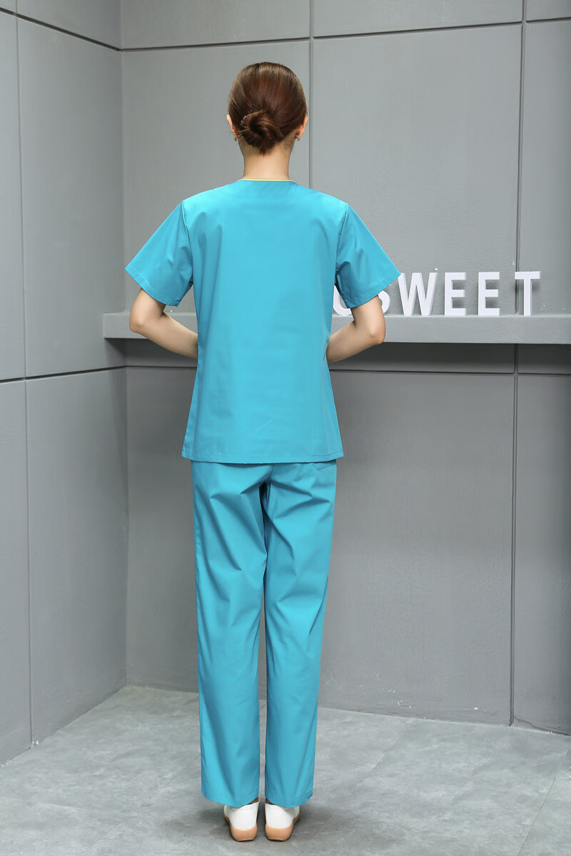 【医护洗手衣工作服】手术室衣服女纯棉刷手服新款短袖医生服手术美容