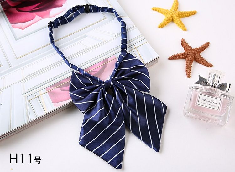 领花领口领结空姐蝴蝶结领花时尚复古丝巾饰品经理麦当劳职业铁路领带