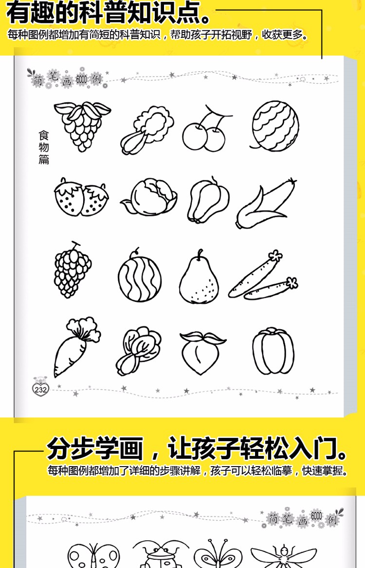 儿童绘画 益智涂色书 幼儿园宝宝学画画绘画册美术书入门教材百度云