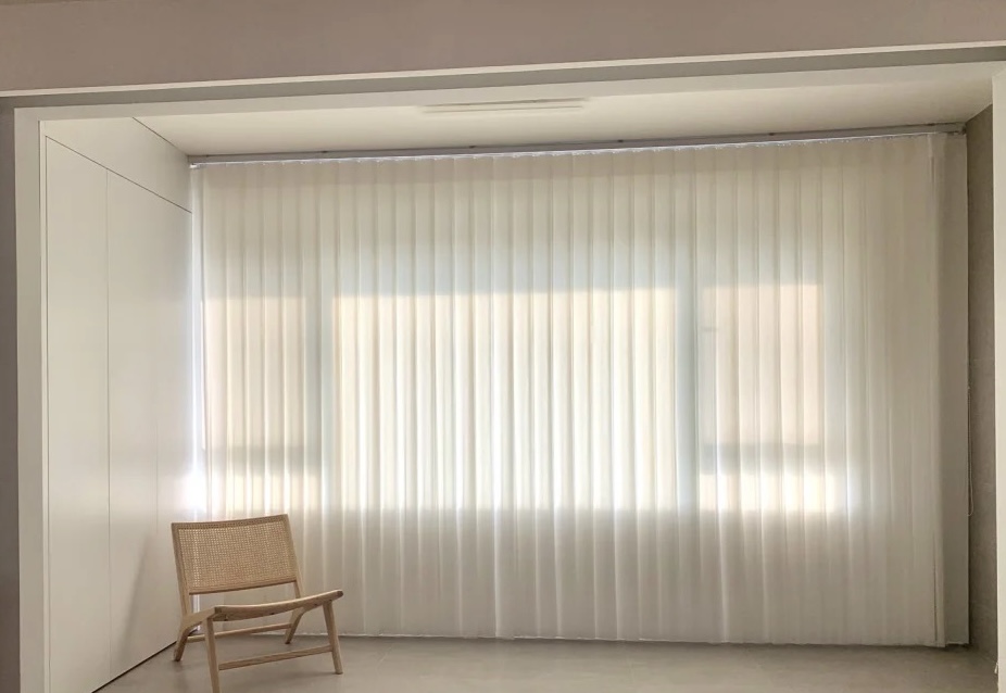 哈纳斯梦幻帘垂直竖百叶窗帘电动客厅卧室阳台落地纱窗隔断办公室 35