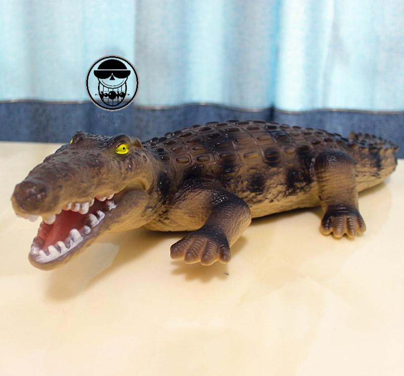 超大号鳄鱼仿真玩具软胶3米巨大号软皮搪胶尼罗爬行动物模型认知摆件