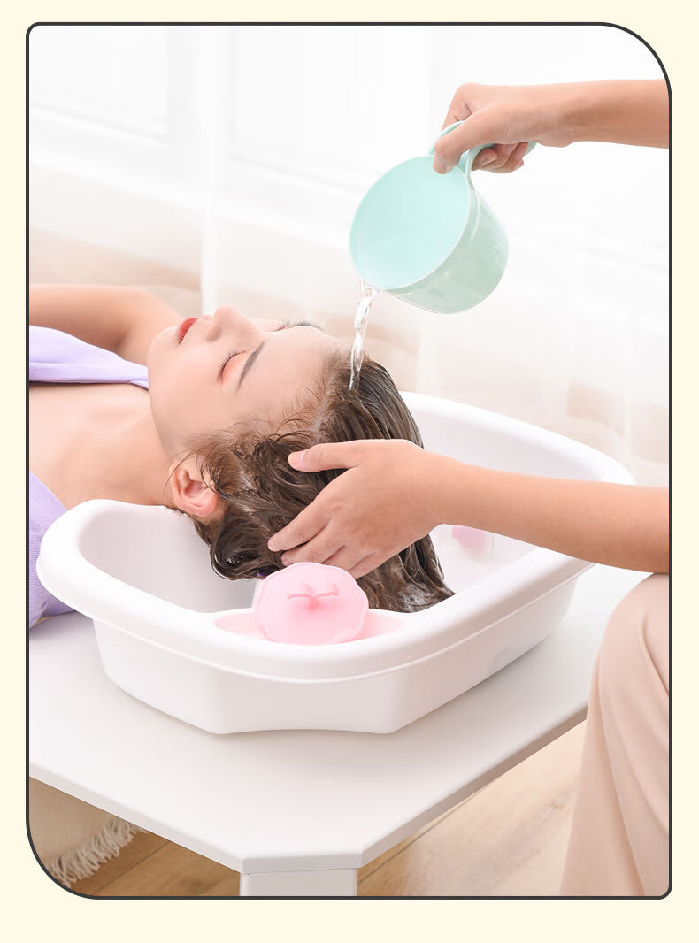 源优邦家用平躺洗头盆老人儿童免弯腰孕妇月子床上洗发卧床护理洗头