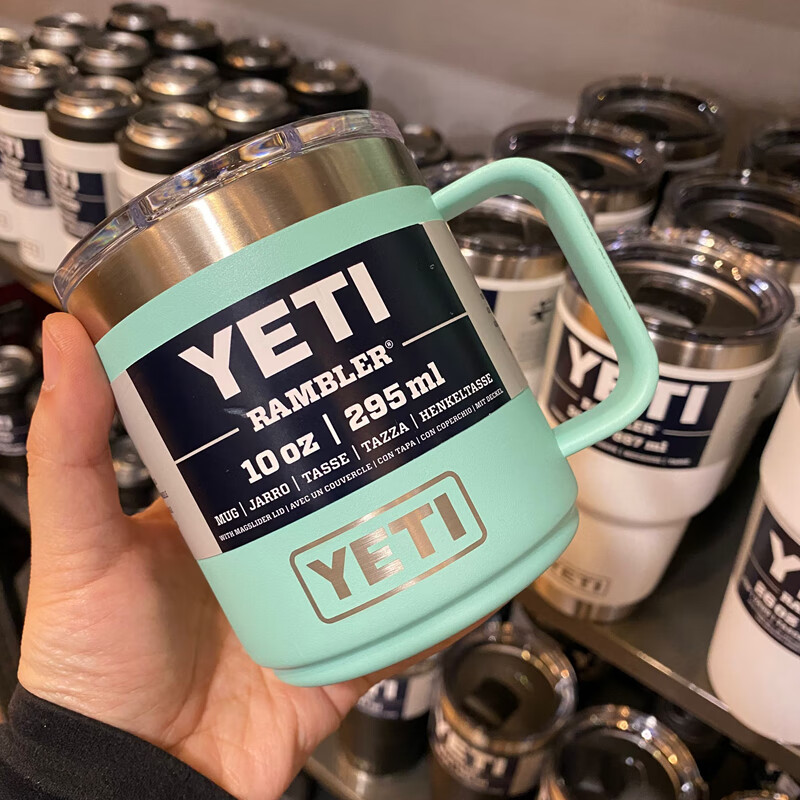 yeti保温杯现货加拿大yeti 双层不锈钢咖啡杯车载杯保温保冷多色多款