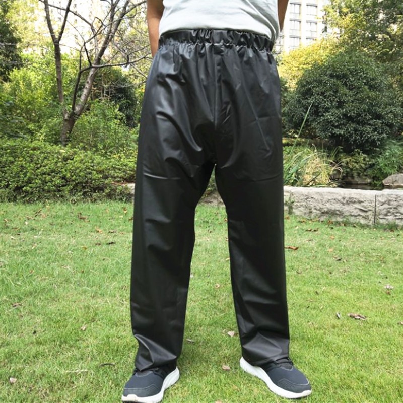 舞万花单件雨裤男女防雨防水裤不漏水牛筋户外海胶农用工地裤子骑行