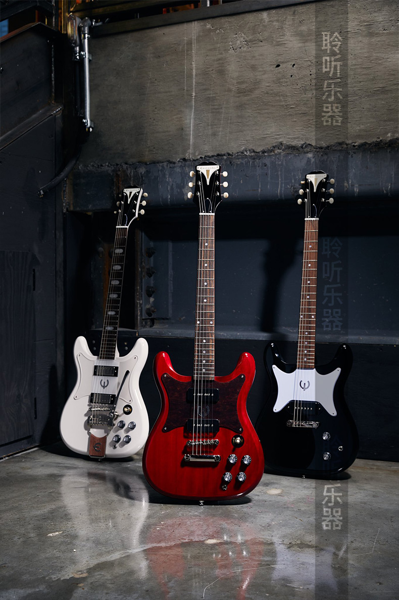 epiphone易普锋coronetcrestwoodcustom元年复古摇把颤音电吉他