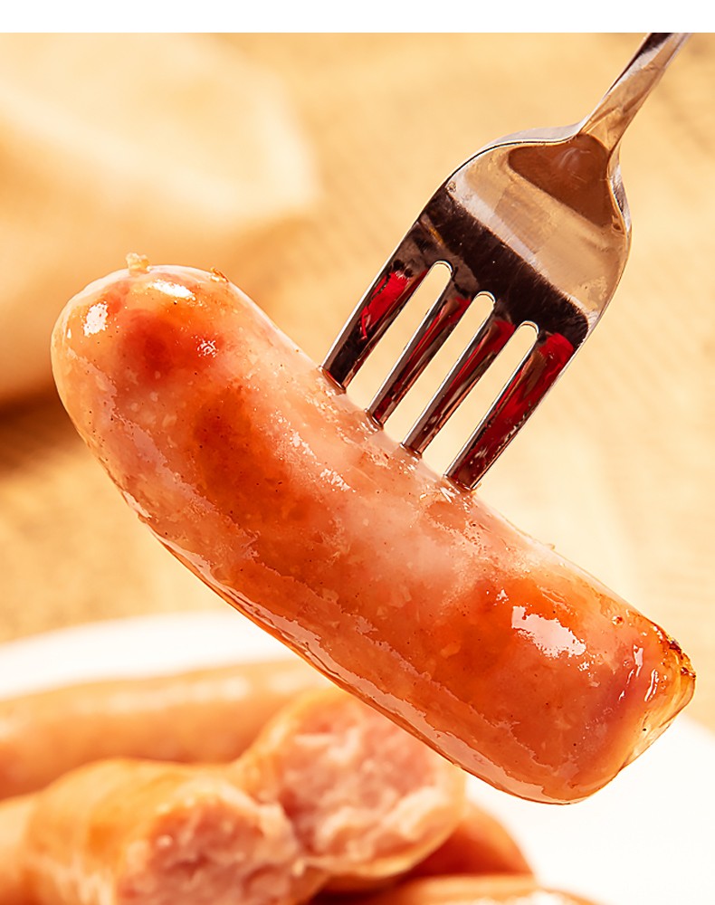 惠发火山石烤肠台湾热狗香肠火腿肠烧烤食材冷冻半成品空气炸锅食材