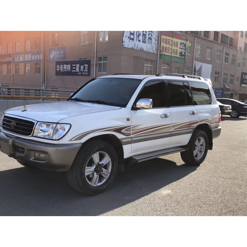 98-07老款兰德酷路泽4700车身拉花贴纸陆巡4500lc100彩条腰线贴 款式