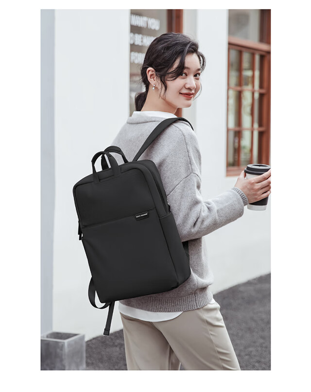 GOLF Women's Backpack, 13.3-Inch Apple Laptop Hidden Handle, Huawei Computer Backpack, Women's Schoolbag, Business Travel Bag 23