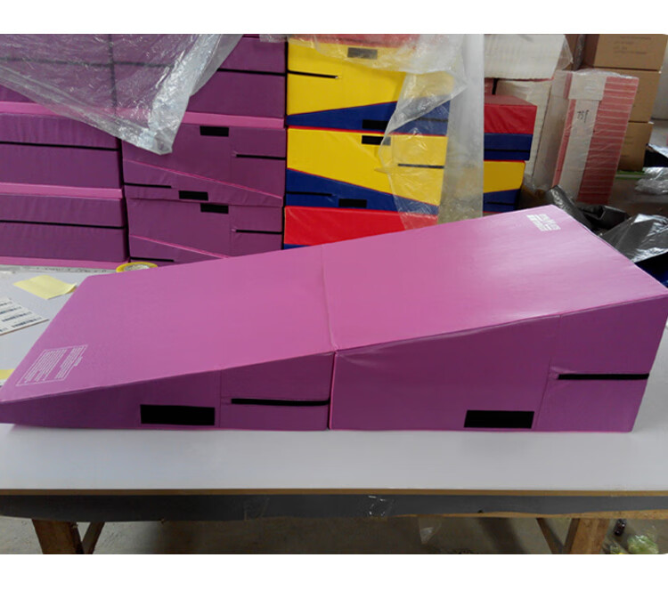 器材儿童软体体操垫宝宝室内折叠运动玩具 三角斜坡(长180cm)【图片