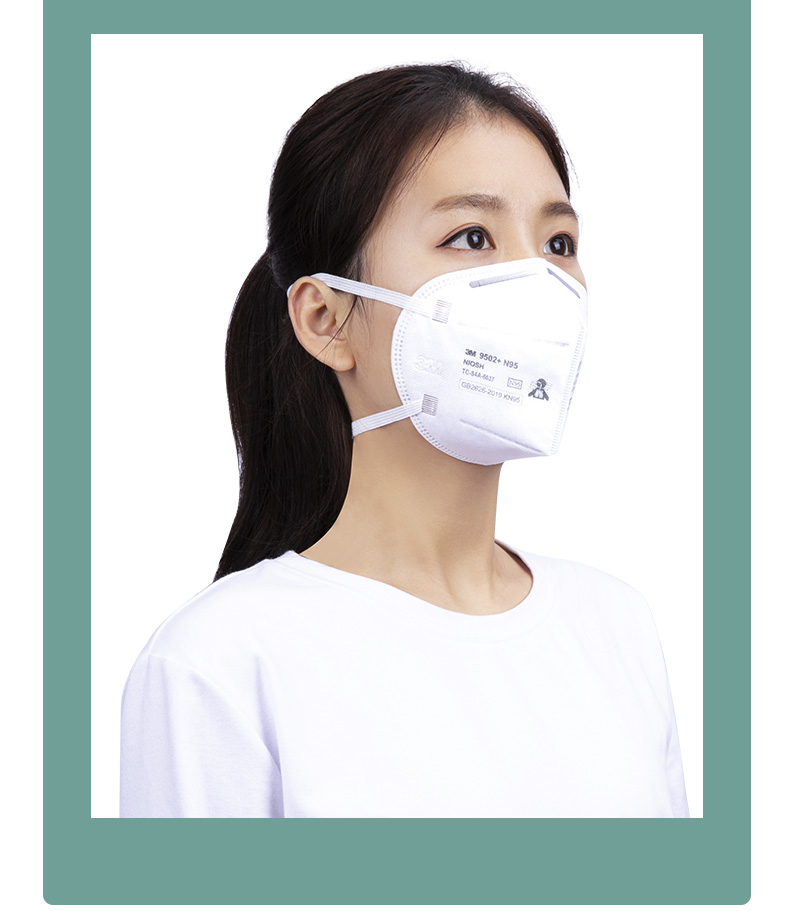 3m口罩防工业粉尘防飞沫9502双重标准防颗粒物头戴式口罩9541耳戴式