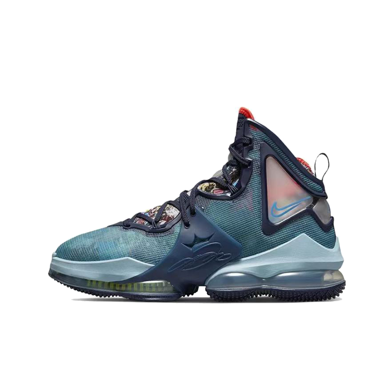 【现货】耐克 lebron 19 ep 詹姆斯灰橙实战耐磨篮球鞋 dc9341-001 dc