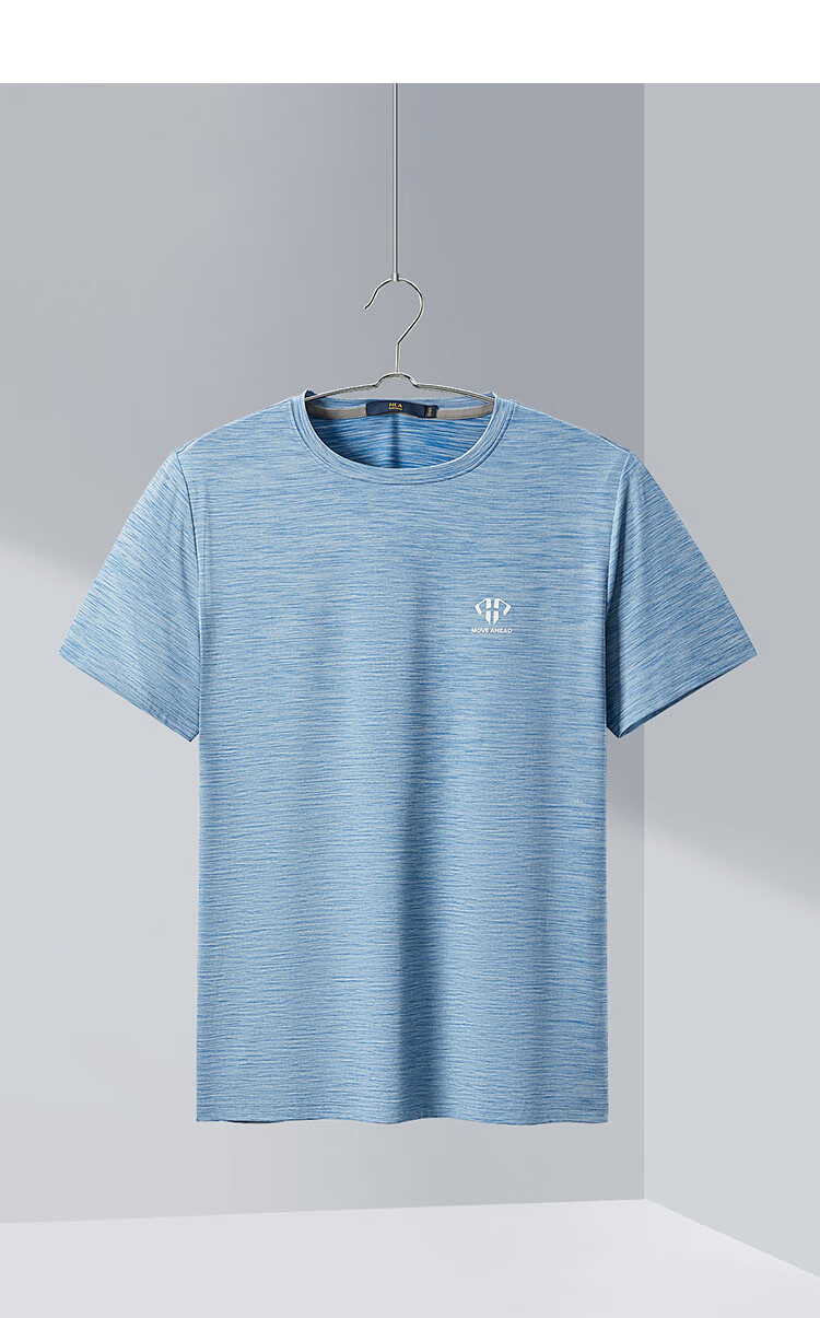 海澜之家短袖圆v领普棉t恤hntbj2q329a