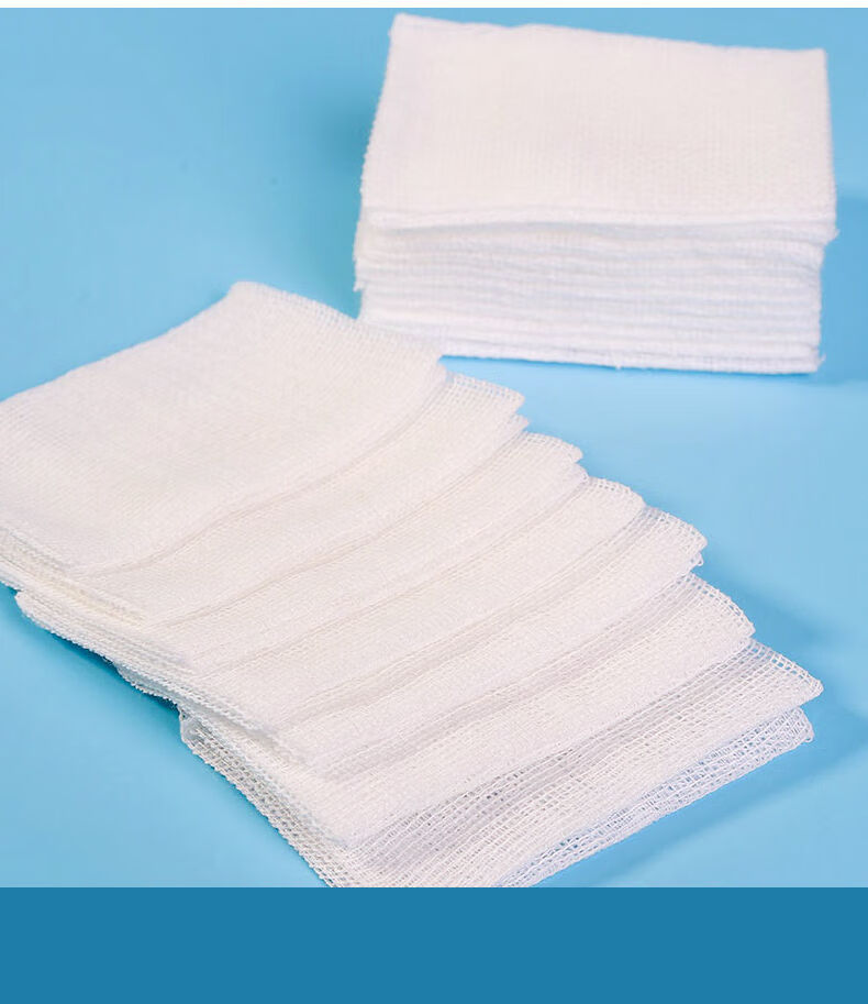 纱布块消毒一次性沙布婴儿大块用脱脂纯棉外科敷料88cm100片