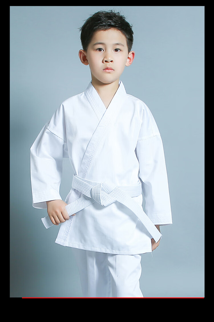 wnhc空手道道服空手道服训练服表演服空手道服装空手道道服儿童棉加