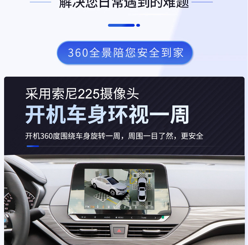 fgacct适用日产天籁奇骏逍客楼兰轩逸途达360全景环视天籁3d360全景超