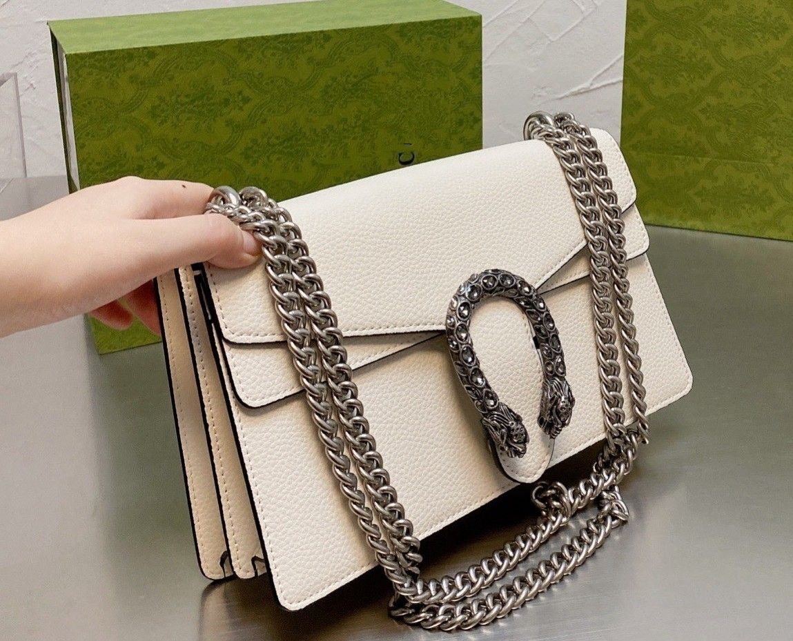 酷奇经典酒神系列链条虎头方包牛皮品质内有隔层拉链大容量百搭衣裙