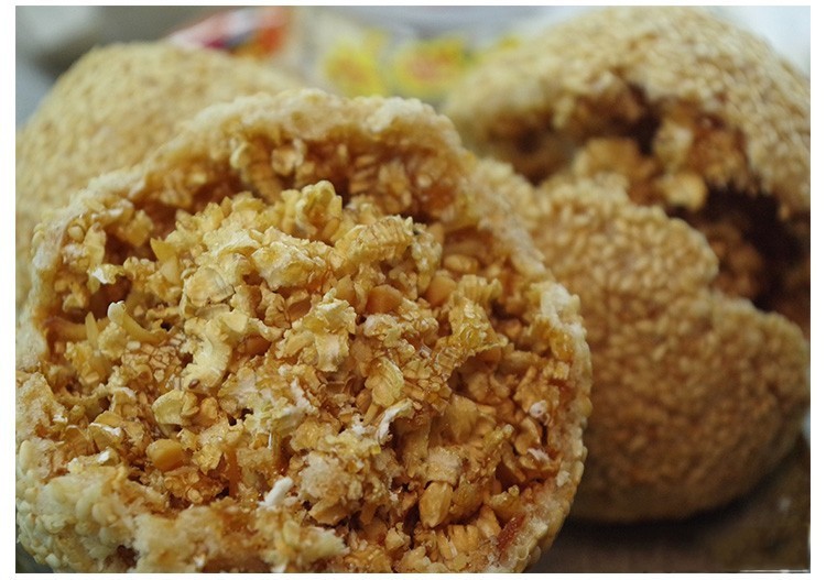 广东佛山顺德特产煎堆手工油炸广式传统点心糕点零食品 煎堆200g/袋