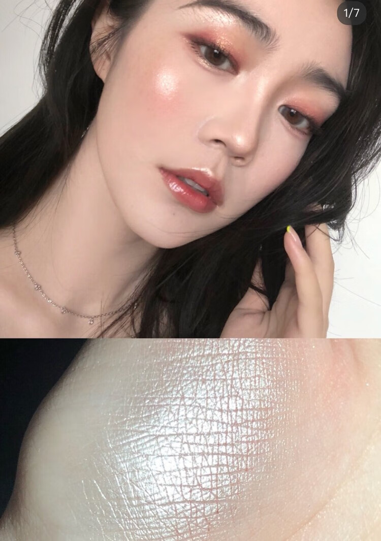 SKAC魅柯MA立体绒光脸部修容粉饼偏光提亮 C 生姜高光